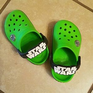 Toddler Star WARS light up Crocs